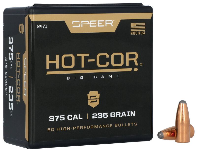 Speer Hot-Cor .375 235gr Bullets - 50 Count