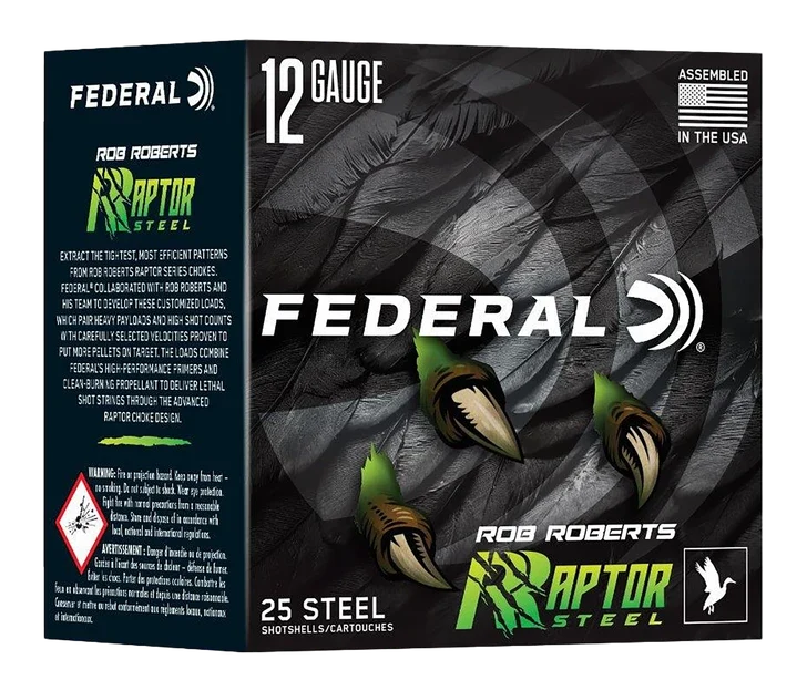 Federal 12GA 3" 1 3/8OZ 1400 Fps #3 Raptor Steel