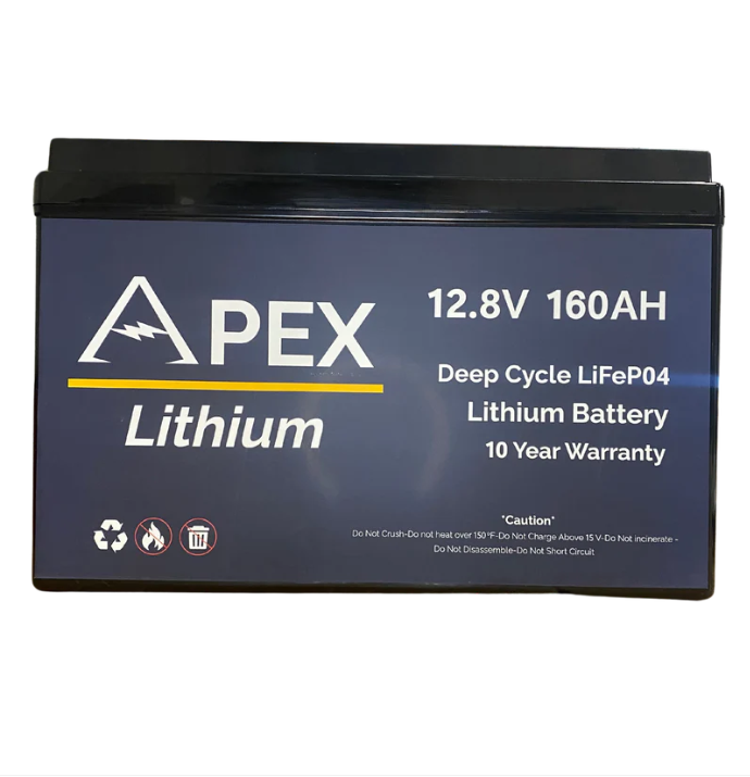 Apex Lithium Batteries 12V 160AH Group 31