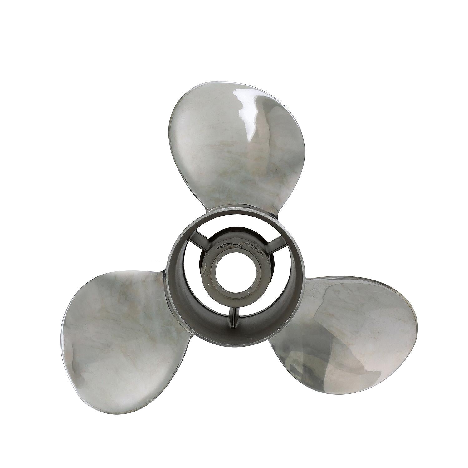 Quicksilver Silverado Propeller High Polished Stainless Finish, 13.8" Diameter x 21" Pitch, Right Hand Rotation