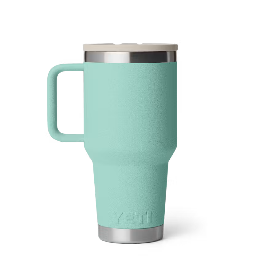 YETI Rambler 887 ml Travel Straw Mug with Colour-Matched Straw Lid Sea Stone