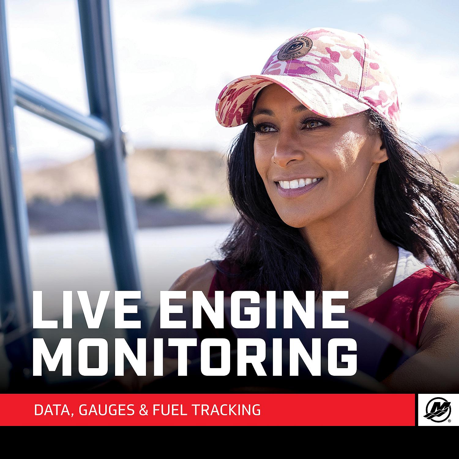 Mercury Marine SmartCraft Connect Mobile -  Outboard Connected Boat Engine System for 1-4 Engines, Under Helm Mount, with Mercury Marine App