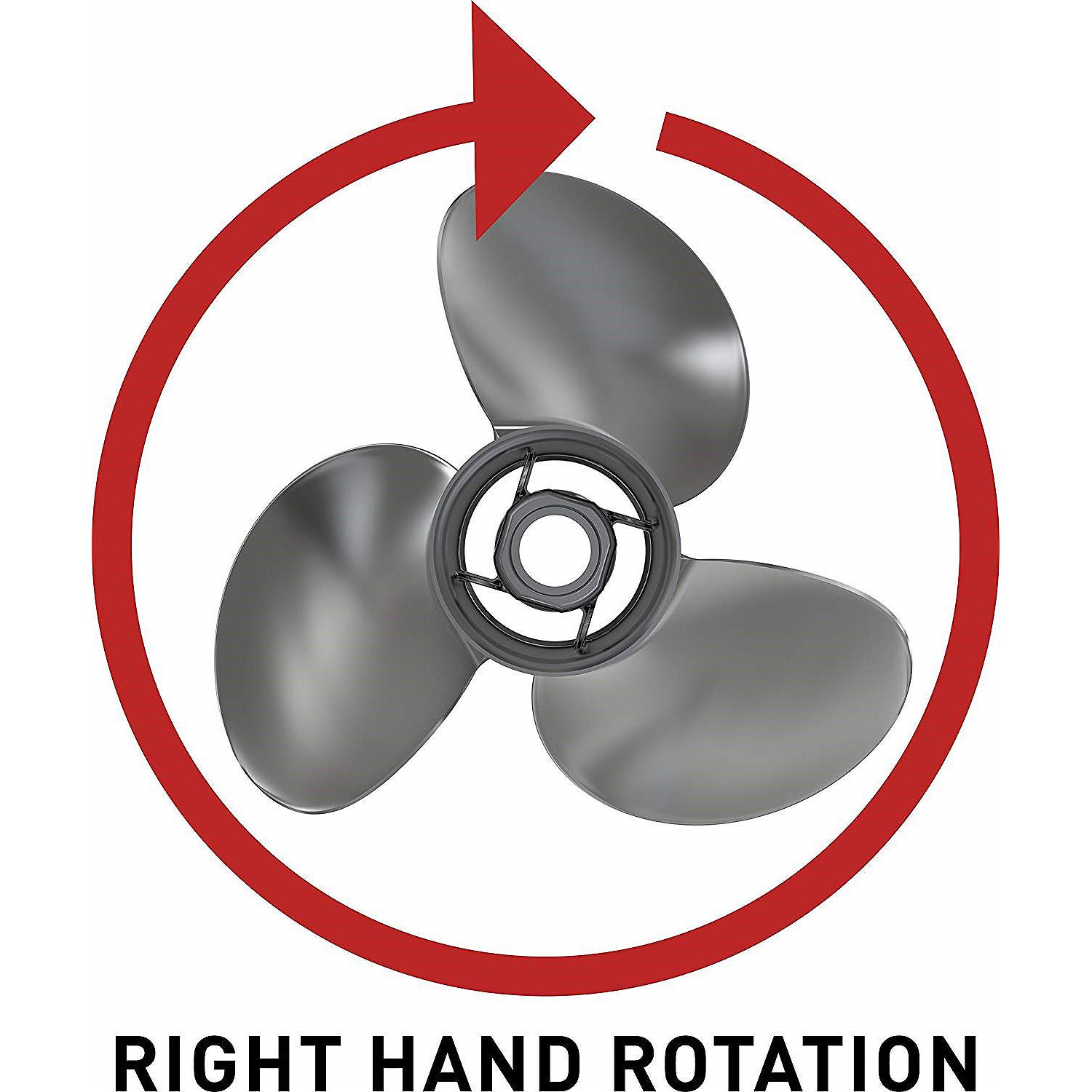 Mercury Vengeance 3-Blade Stainless Steel Propeller, 11.625” Diameter x 11” Pitch, Right Hand Rotation