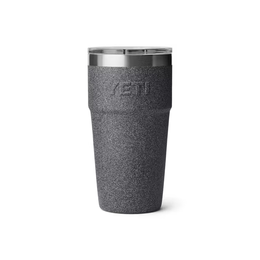 YETI Rambler 591 ml Stackable Cup with Magslider Lid Black Stone