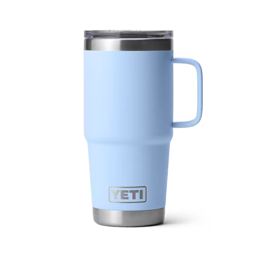 YETI Rambler 591 ml Travel Mug with Stronghold Lid Big Sky Blue