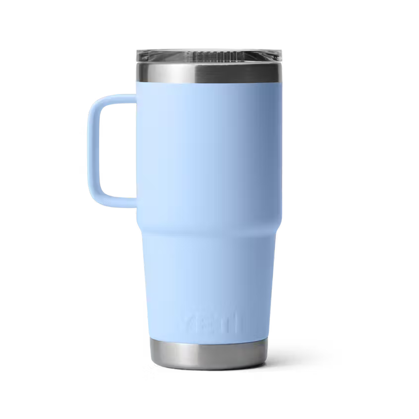 YETI Rambler 591 ml Travel Mug with Stronghold Lid Big Sky Blue