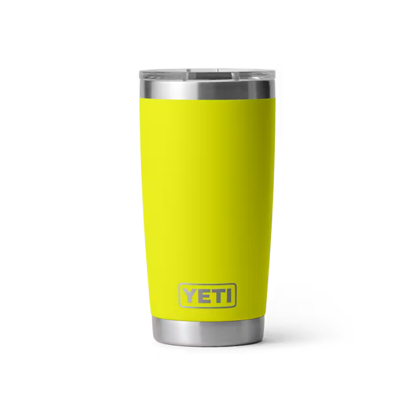 YETI Rambler 591 ml Tumbler with MagSlider Firefly Yellow