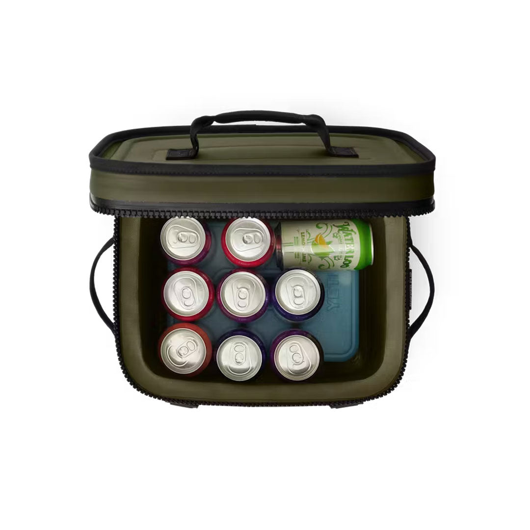 YETI Hopper Flip 12 Soft Cooler Olive/Black