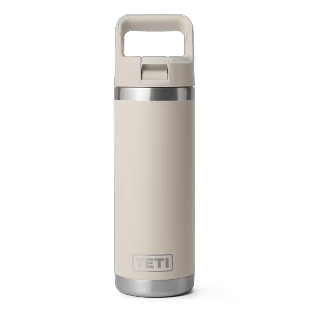 YETI Rambler 532 ml Water Bottle with Colour-Matched Straw Cap Cape Taupe