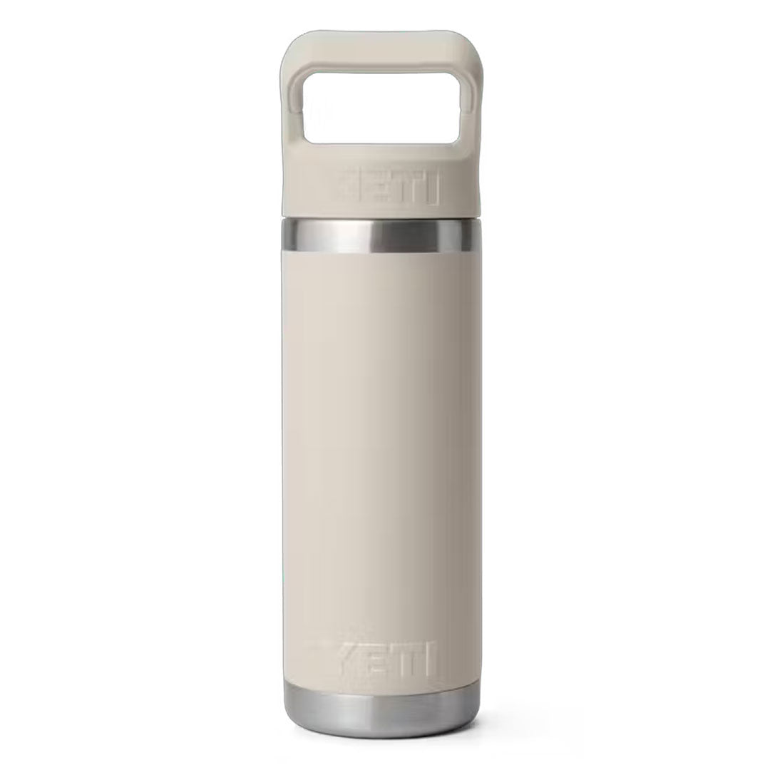 YETI Rambler 532 ml Water Bottle with Colour-Matched Straw Cap Cape Taupe