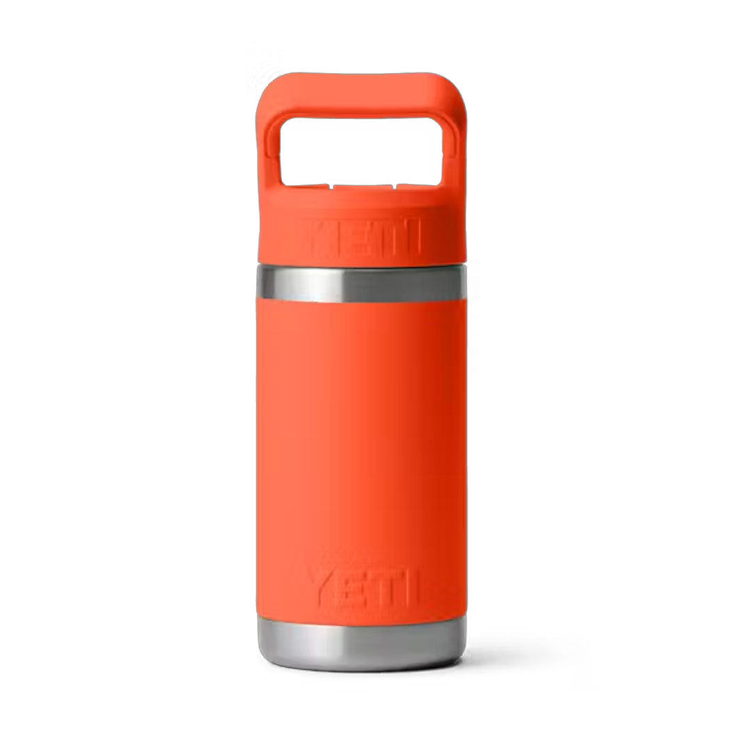 YETI Rambler Jr 355 ml Kids Water Bottle with Straw Cap Papaya