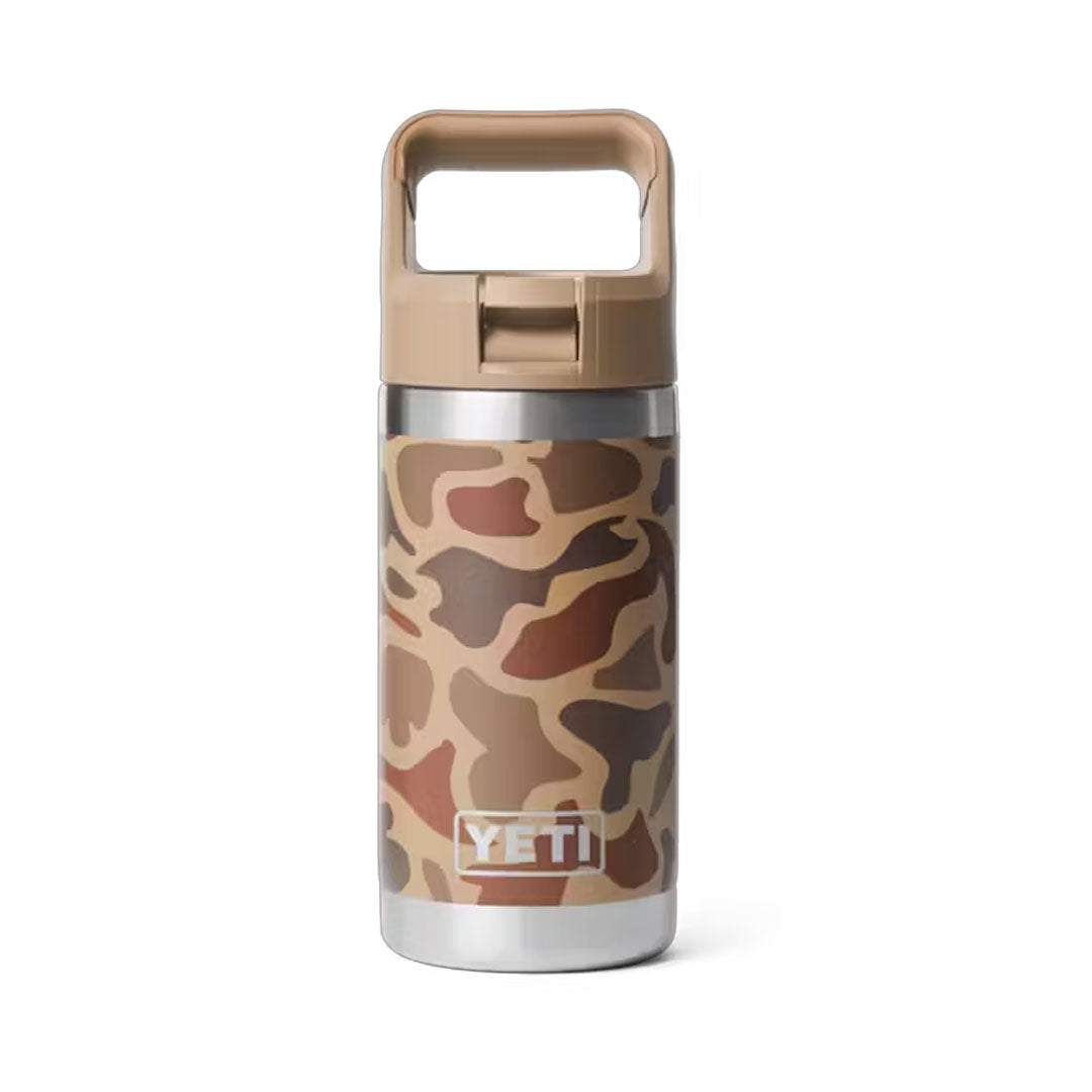 YETI Rambler Jr 355 ml Kids Water Bottle with Straw Cap Wetlands Camo