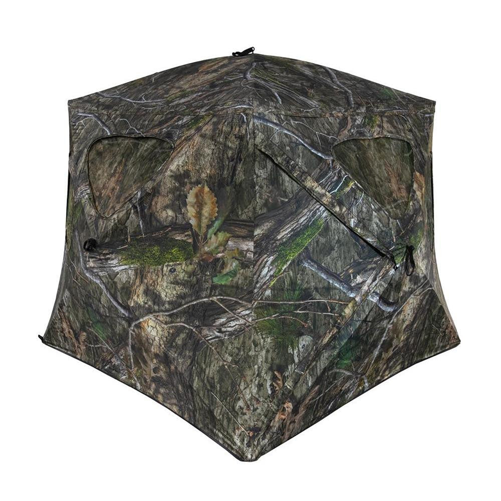 Ameristep Silent Brickhouse Wide Bottom Fire Retardant Blind, Mossy Oak Country DNA XL