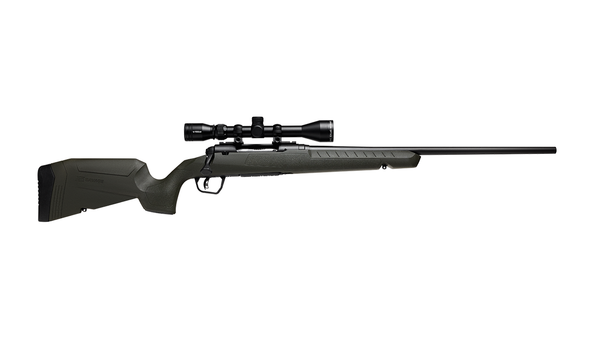 Savage Arms Axis 2 XP .223 Rem 22" Bbl Od Green Synthetic W/ Bus 3-9X40 Bolt Ac