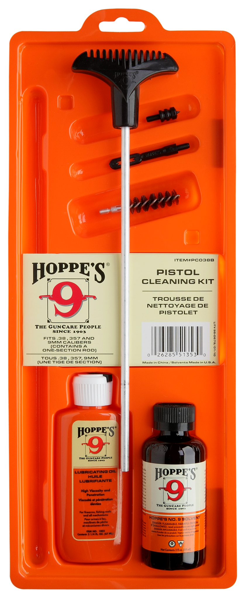 Hoppe's Pistol Cleaning Kit with Storage Box v- Pistol - All Calibers