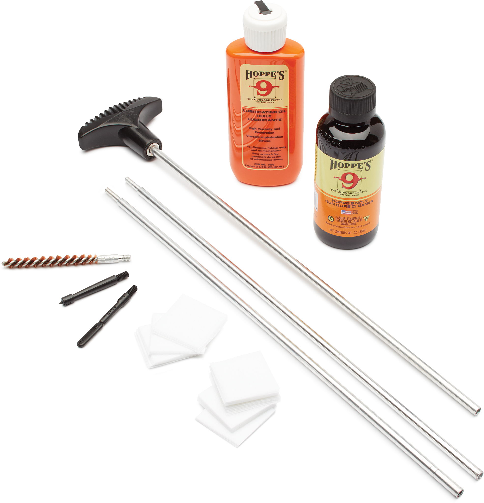 Hoppe's Rifle Cleaning Kit with Aluminum Rod - .30, .32