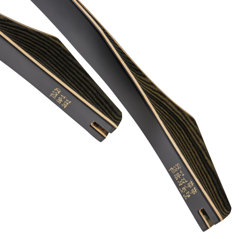 Bear Archery Take Down Limbs - Black Gloss / 45 / #2