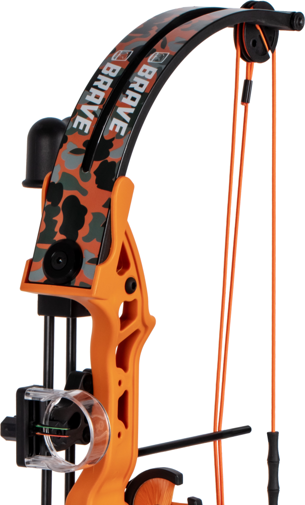 Bear Archery Brave Youth Bow - Fred Bear Fire / Right Hand / Continuous up to 25