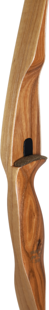 Bear Archery Grizzly Hunter Recurve Bow - Canary Wood and Clear Glass / Right Hand / 45