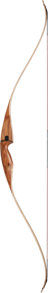 Bear Archery Grizzly Hunter Recurve Bow - Canary Wood and Clear Glass / Left Hand / 30