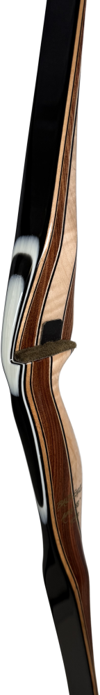 Bear Archery Main Stream Longbow - Satin Bolivian Rosewood/HR Maple / Right Hand / 35