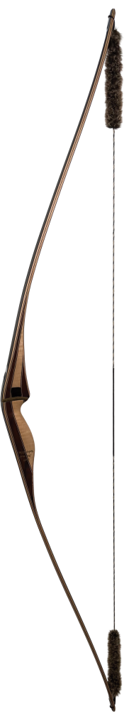 Bear Archery North Branch Longbow - Satin Bolivian Rosewood/HR Maple / Left Hand / 50