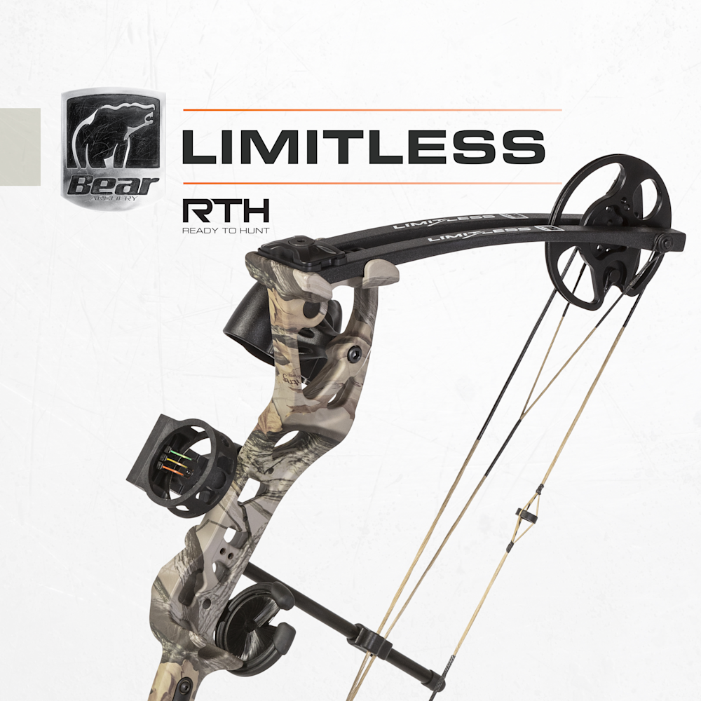 Bear Archery Limitless RTH Compound Bow - God's Country / Right Hand / 25-50