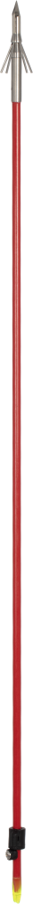 Cajun Bowfishing Fiberglass Arrow W/ 4 Barb Stinger