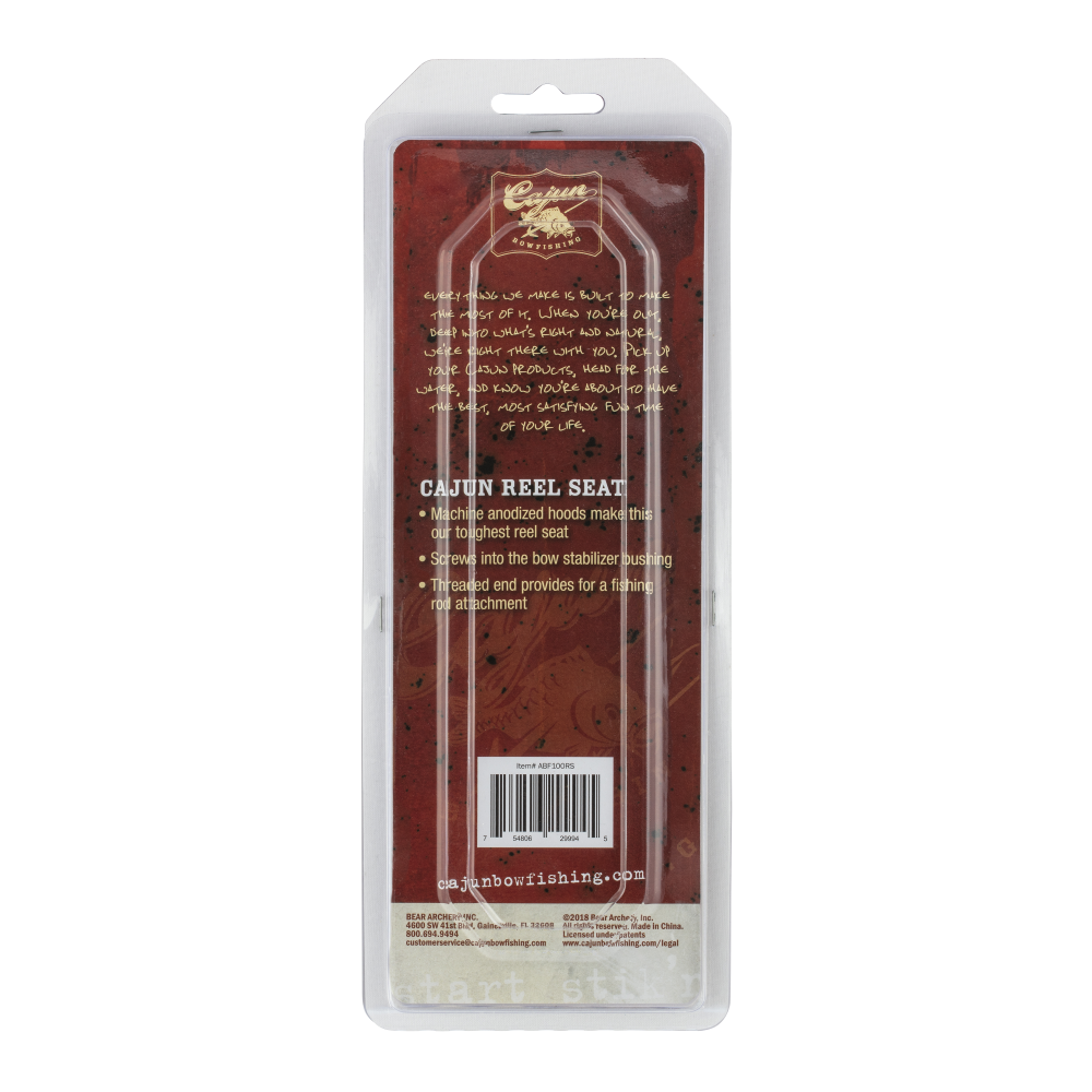 Cajun Bowfishing Bowfishing Reel Seat - Red