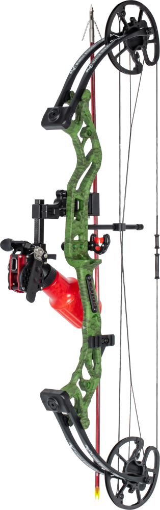 Cajun Bowfishing Sucker Punch Pro RTF Bowfishing Bow - Slime Green / Right Hand / 20-50