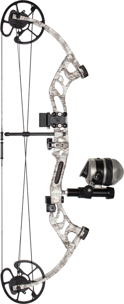 Cajun Bowfishing Sucker Punch Pro RTF w Reclaim Reel Bowfishing Bow - Glow / Right Hand / 20-50
