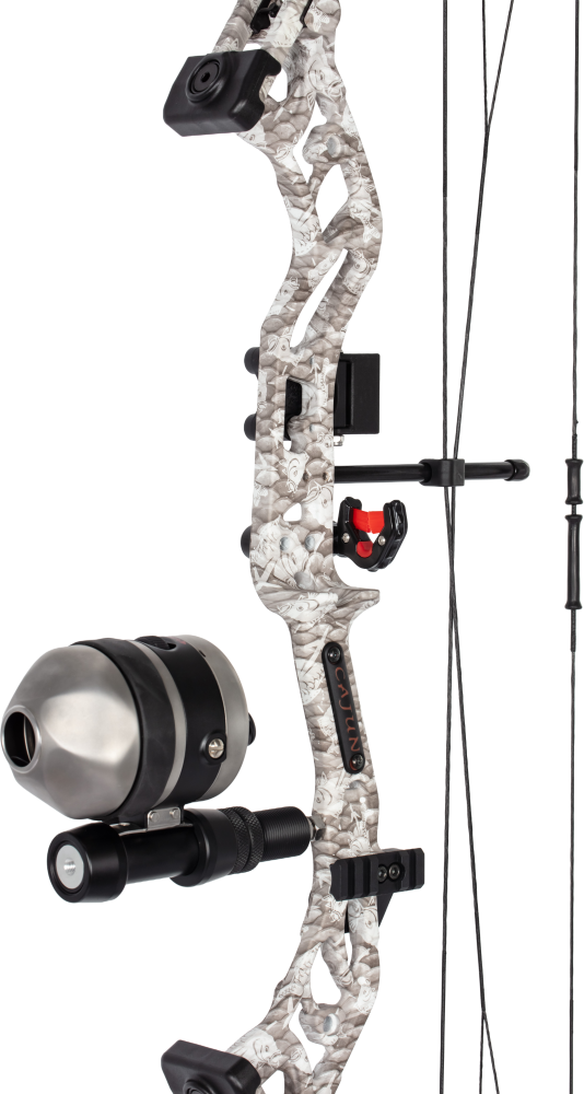 Cajun Bowfishing Sucker Punch Pro RTF w Reclaim Reel Bowfishing Bow - Glow / Right Hand / 20-50