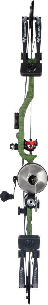 Cajun Bowfishing Sucker Punch Pro RTF w Reclaim Reel Bowfishing Bow - Slime Green / Right Hand / 20-50