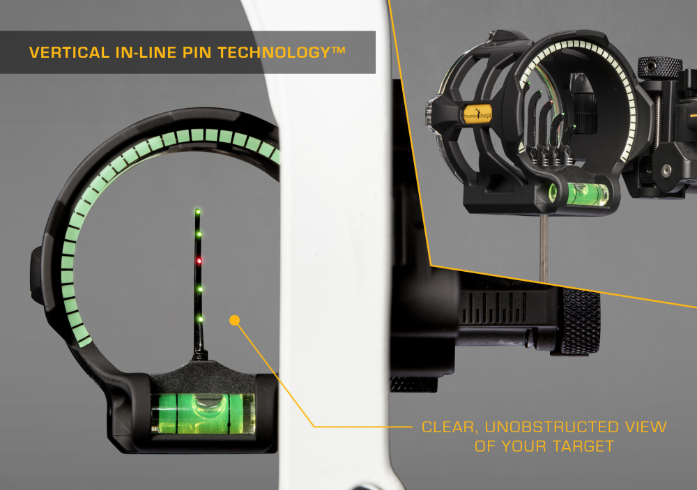 Trophy Ridge Peak Bow Sight - Left Hand / .019 / 5