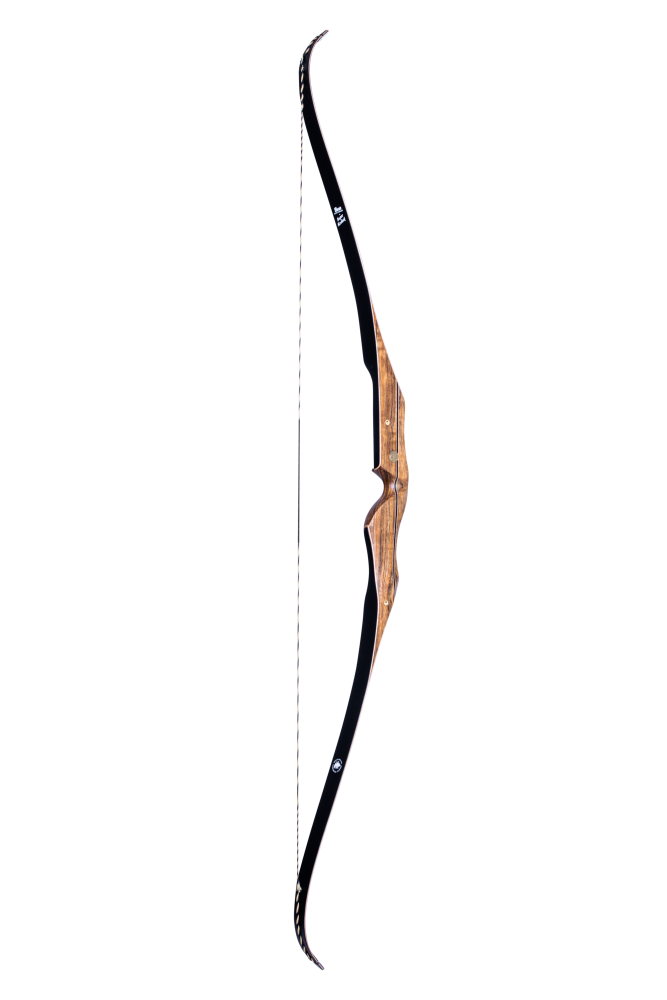 Bear Archery 64" Super Kodiak Recurve Bow - Shedua With Black Stripe / Left Hand / 55 lbs.