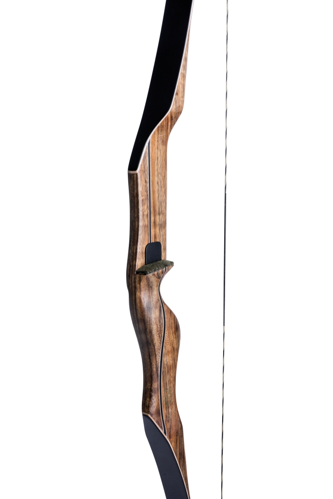 Bear Archery 64" Super Kodiak Recurve Bow - Shedua With Black Stripe / Right Hand / 45 lbs.