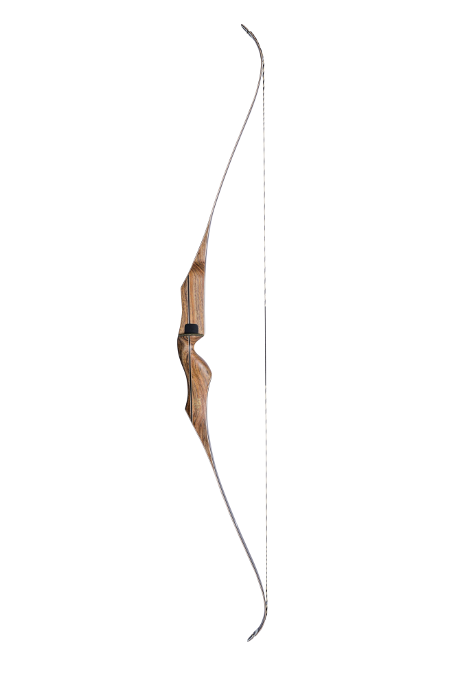 Bear Archery 64" Super Kodiak Recurve Bow - Shedua With Black Stripe / Left Hand / 45 lbs.