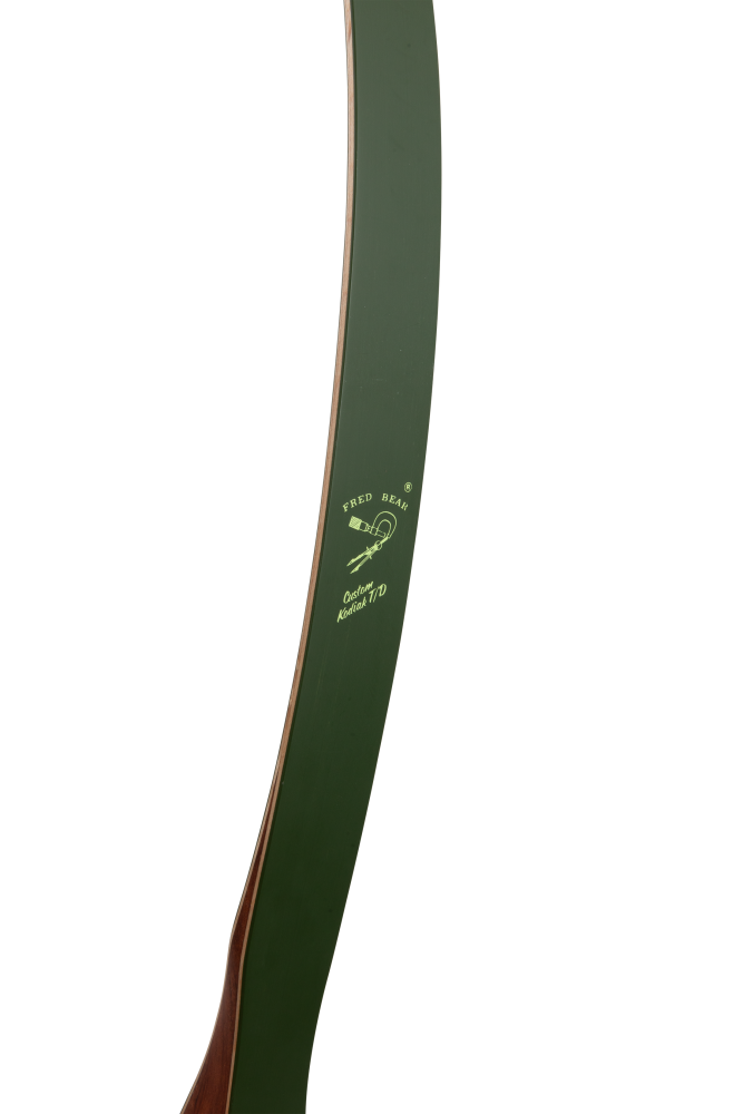 Bear Archery Take Down Limbs Green Glass - Bubinga with Green Glass / 50 lbs. / #1