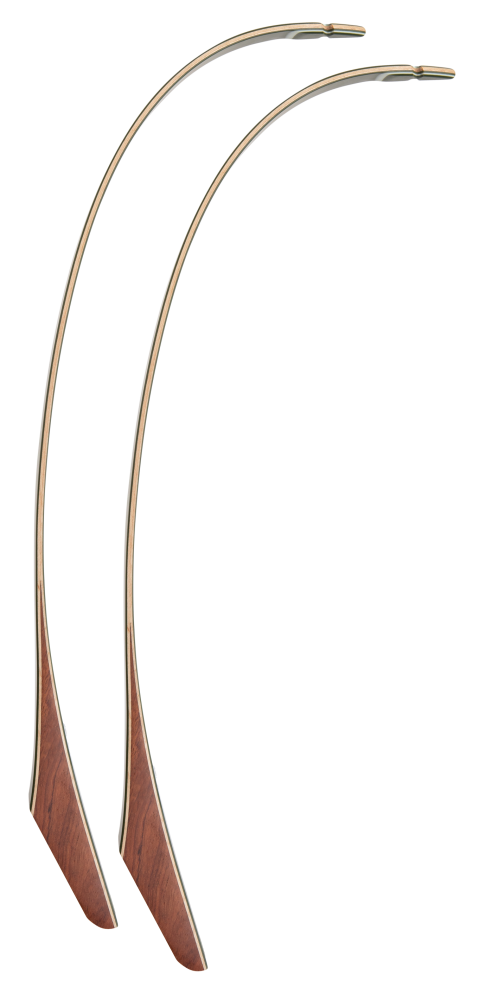 Bear Archery Take Down Limbs Green Glass - Bubinga with Green Glass / 30 lbs. / #3