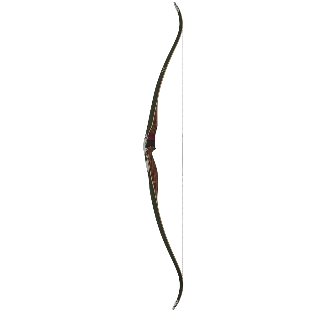 Bear Archery Kodiak Recurve Bow - Shedua/Purple Heart/Green Glass / Right Hand / 50 lbs.