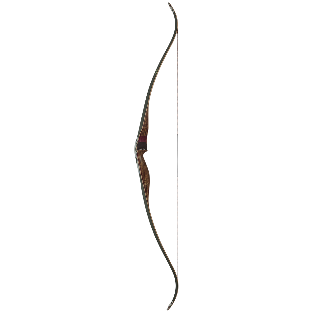 Bear Archery Kodiak Recurve Bow - Shedua/Purple Heart/Green Glass / Left Hand / 60 lbs.