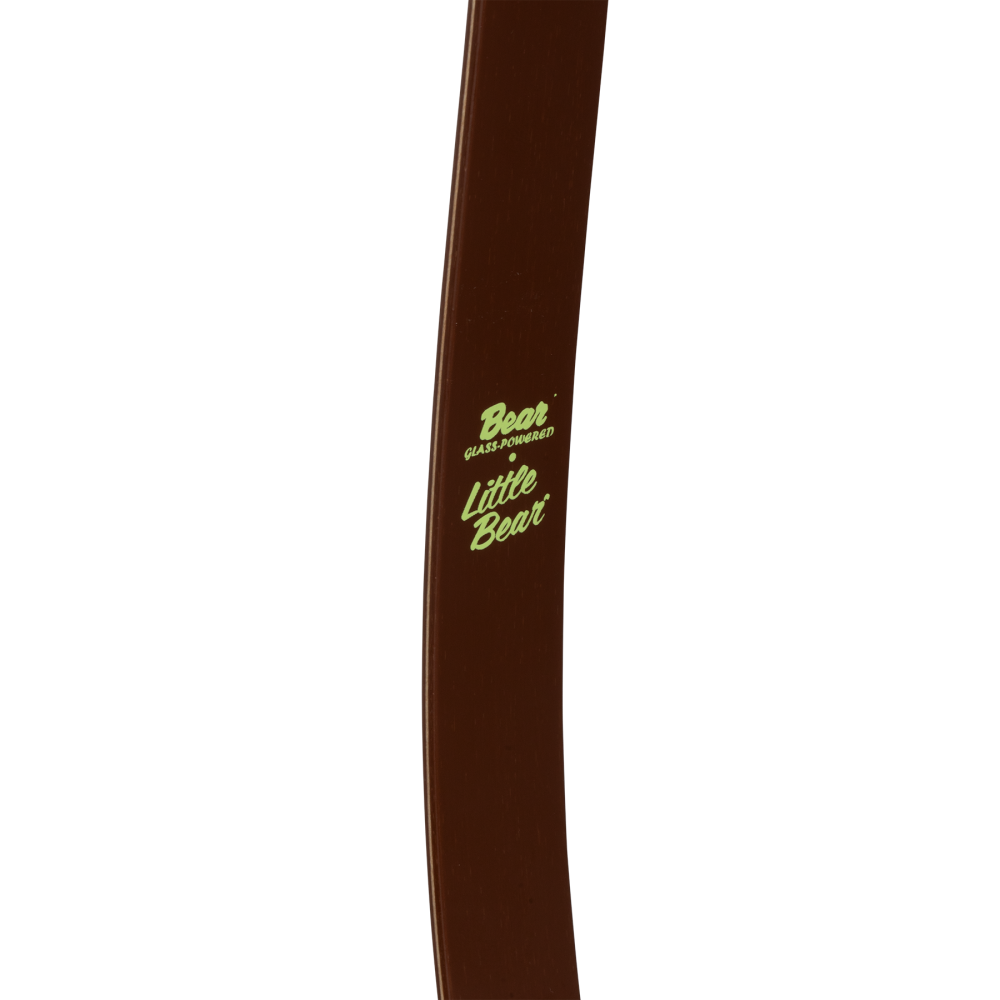 Bear Archery Little Bear Recurve Bow - Brown Glass / Right Hand / 20 lbs.