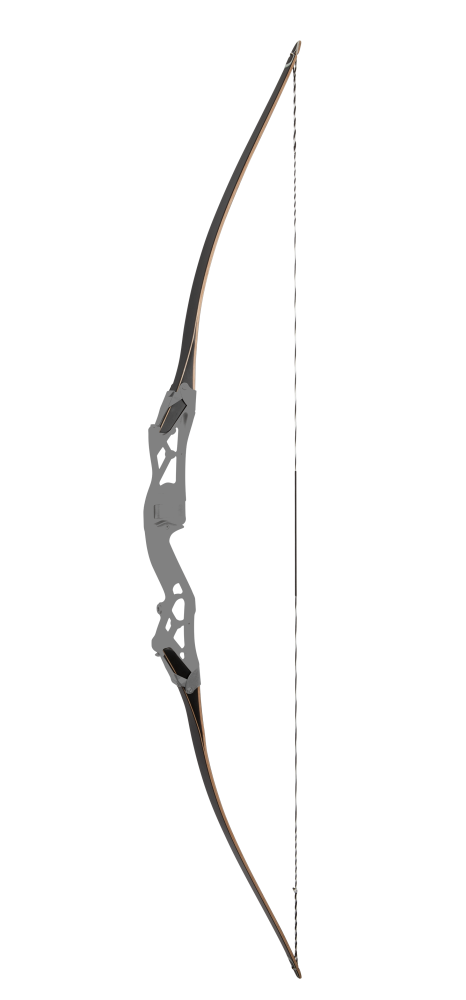 Bear Archery Take Down Longbow Limbs - Black / 50 lbs.