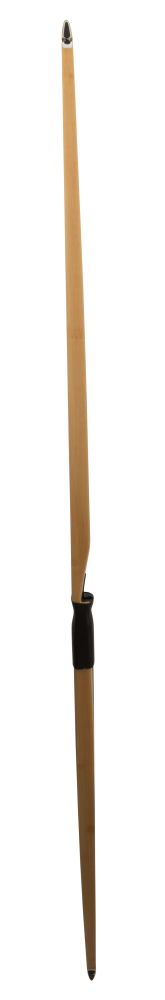 Bear Archery Montana Clear Glass Longbow - Flame Bamboo And Clear Glass / Right Hand / 50 lbs.