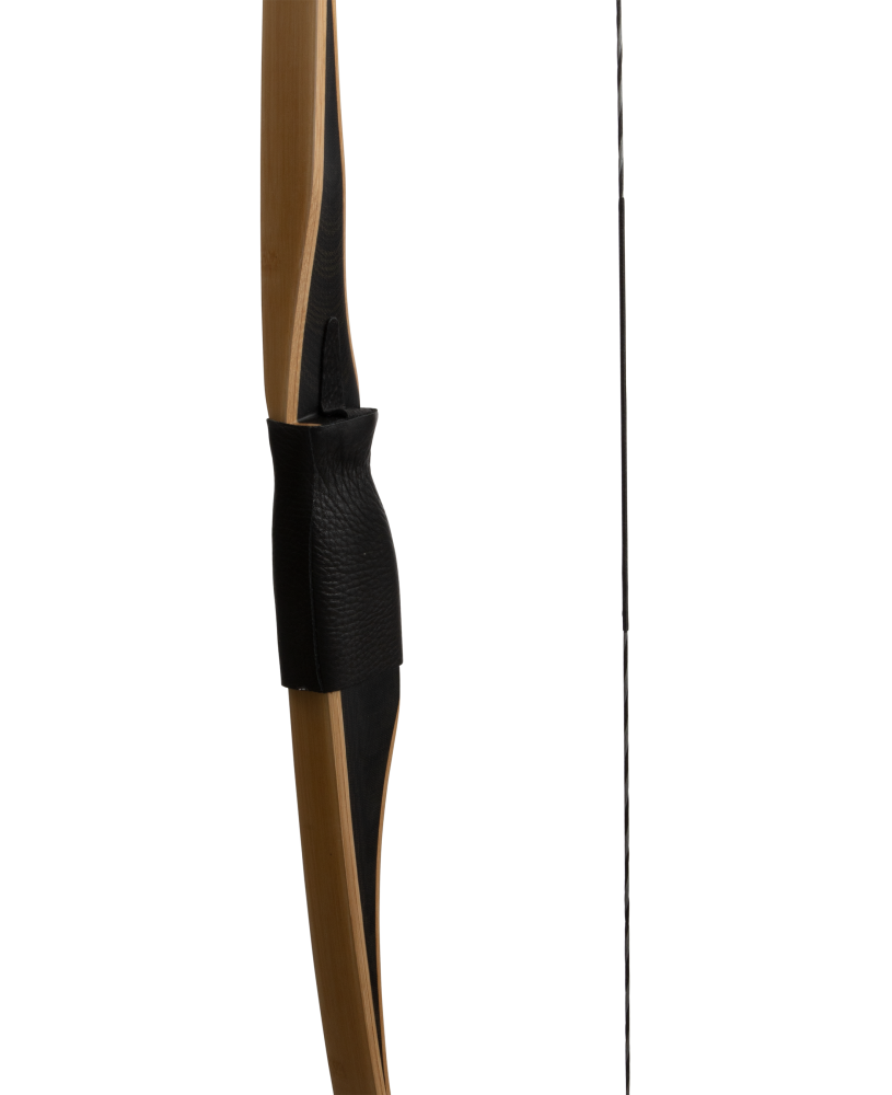 Bear Archery Montana Clear Glass Longbow - Flame Bamboo And Clear Glass / Right Hand / 50 lbs.