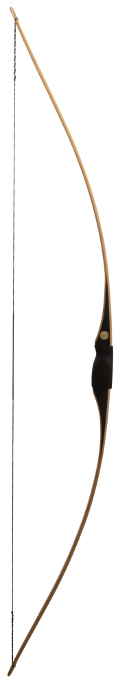 Bear Archery Montana Clear Glass Longbow - Flame Bamboo And Clear Glass / Right Hand / 50 lbs.