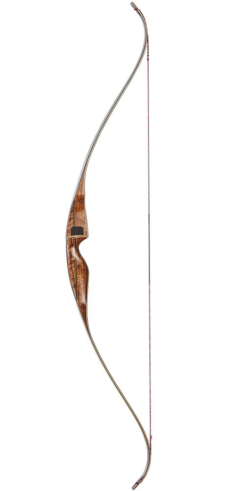 Bear Archery Super Grizzly Recurve Bow - Shedua With Black Stripe / Left Hand / 45 lbs.