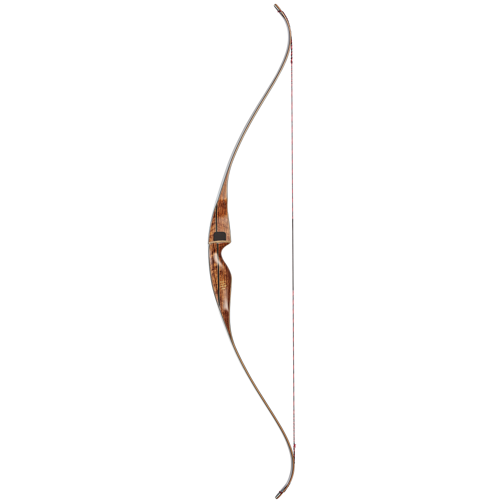 Bear Archery Super Grizzly Recurve Bow - Shedua With Black Stripe / Left Hand / 50 lbs.