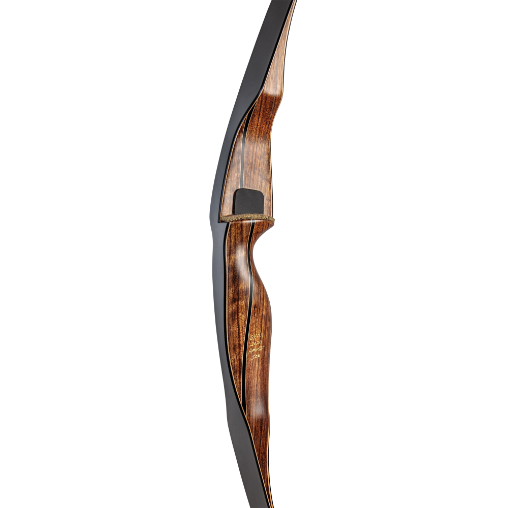 Bear Archery Super Grizzly Recurve Bow - Shedua With Black Stripe / Left Hand / 50 lbs.