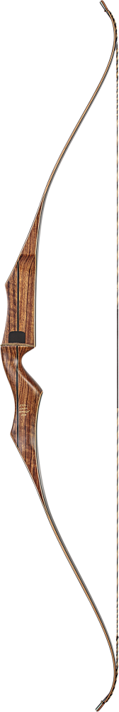 Bear Archery Super Kodiak Recurve Bow - Shedua With Black Stripe / Left Hand / 50 lbs.